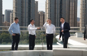 高峰副市长调研市本级卫健系统公共机构节能工作