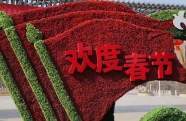 年味渐浓 城区街巷盛装迎新春