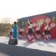 戏曲演出进公园 文化惠民过大年