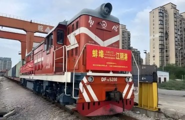 蚌埠至福州江阴港班列首发 皖北打通铁水联运新动脉