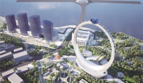 上海将建世界最高无轴摩天轮 “上海之门”落户宝山滨江