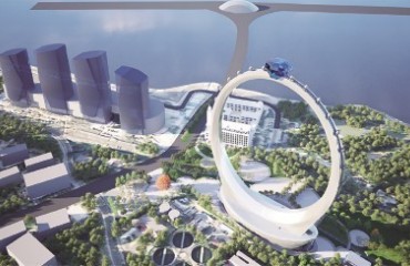 上海将建世界最高无轴摩天轮 “上海之门”落户宝山滨江