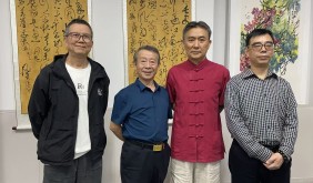 “四艺飞扬，跃马丹青——四人书画作品展”在宁开幕
