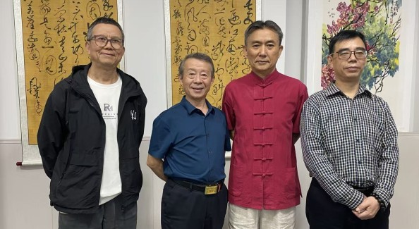 “四艺飞扬，跃马丹青——四人书画作品展”在宁开幕