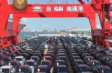单船5500辆驶向欧洲，南通港刷新我国单一品牌汽车出海纪录