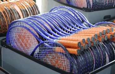 杭州富阳上官乡：年产1.5亿支 建起球拍制造全产业链