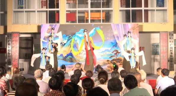 茉莉花开送大戏 惠民演出走进广陵镇
