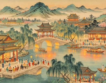 西湖楼台与秦淮烟月