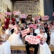 泰兴市举行“泰有喜事·爱圆湖畔”集体婚礼文明实践活动