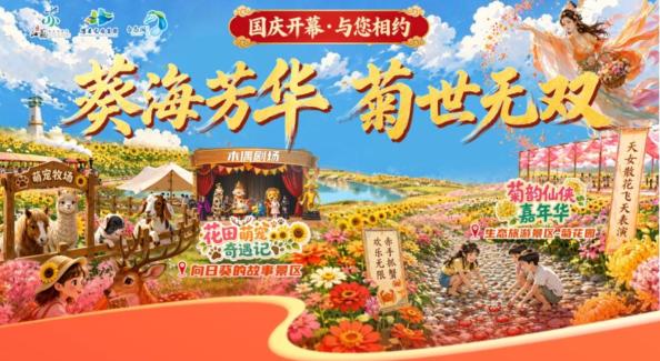 谁懂啊！白马湖国庆放大招→赏花闯江湖撸萌宠一站式搞定