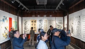 “梅郎故里·大美泰州”书画联展开展